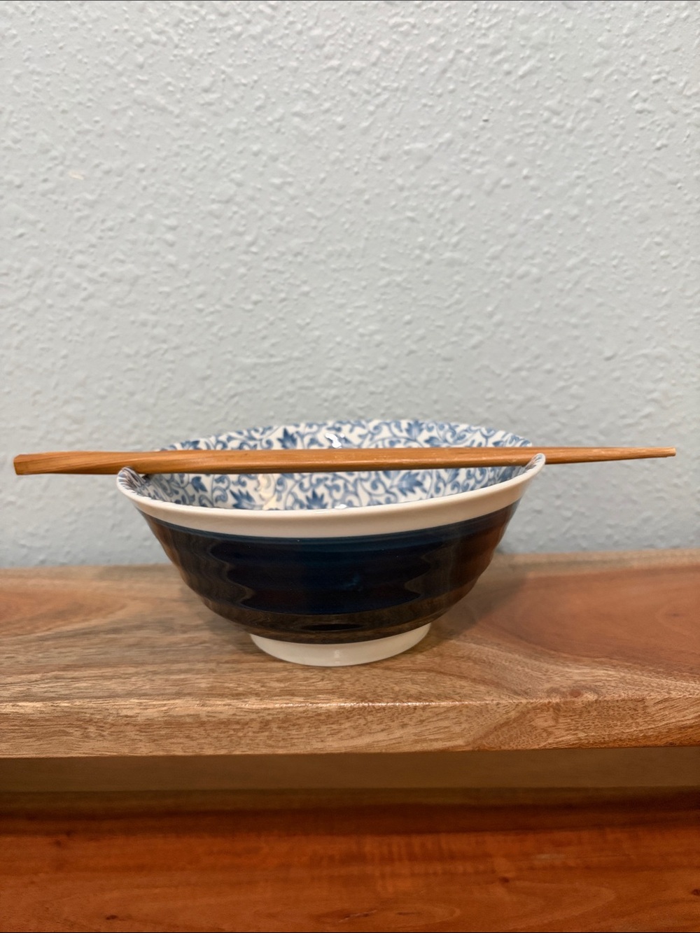 Ceramic Bowl with Chopsticks